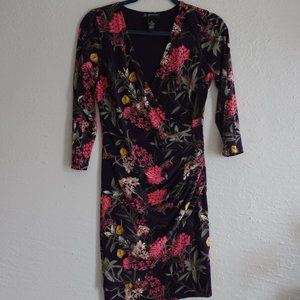 INC International Concepts - Floral Pattern Dress - Medium Petite